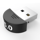مهايئ بلوتوث USB 5.0 مجاني بدون تثبيت لاسلكي لأجهزة الكمبيوتر المكتبية