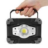 50W MAZORCA LED Luz de trabajo USB Impermeable 4 modos Flood Lámpara Proyector al aire libre cámping Linterna de emergencia