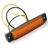 LED Side Marker Indicator Lights Lorry Sidelamp 9.6cm 5-Color for Jeep Car Truck SUV