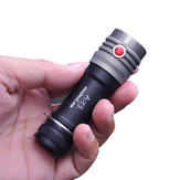 Amutorch AX3 2x XP-L HD 2500LM Stainless Steel EDC Campact 18650 LED Flashlight Outdoor Mini Torch