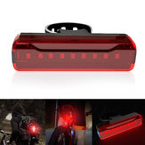 XANES® TL31 620nM Велосипедный задний фонарь USB аккумуляторная IPX5 Водонепроницаемы 5 режимов велосипеда Лампа Сверхлегкий световой сигнал пре