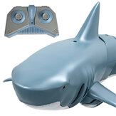 T11B con dos baterías 2.4G 4CH Barco RC eléctrico de simulación de tiburón animal, modelo RTR para niños