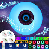 85-265V E27 Slimme bluetooth LED Plafondverlichting RGB Muziek Spreker Dimbare Lamp + Afstandsbediening