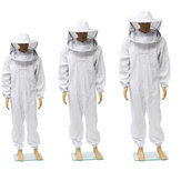 Traje completo protector de apicultores de algodón con velo, gorro y capucha XL XXL XXL