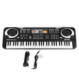 61 клавиша детская электронная музыкальная клавиатура электронное цифровое пианино орган игрушка + микрофон