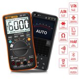 ANENG AN9002 Digitales Bluetooth True RMS Multimeter 6000 Zählt Professioneller Auto Multimeterteststromspannungsprüfer Orange