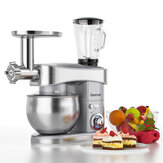 OSMOND SC-213C 1200W 6.5L 3-in-1 Kitchen Food Stand Mixer Stainless Steel Bow 6 Speeds Cream Egg Whisk Blender Cake Dough Bread Mixer Food Processor