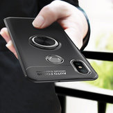 Bakeey™ Stoßfeste Silikon-Rückabdeckung mit Finger-Ringhalter für Xiaomi Mi Max 3 Nicht Original