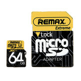 REMAX U3 64GB Micro SD Card Micro SDXC Card TF Card With Adapter Flash Memory Card