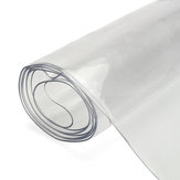 Wischen Sie die transparente Tischdeckenmatte aus PVC-Glaseffekt ab
