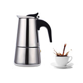 Roestvrijstalen Mocha Espresso Percolator Koffiepot Roestvrijstalen Koffiekop