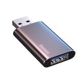 Baseus Car Music USB Flash Drive U Disk Adaptador USB Portátil USB Disk Car Charger USB Conversor Plug and Play