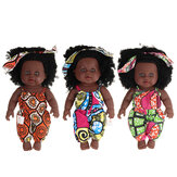 12-дюймовая 30 см мягкая силиконовая виниловая ПВХ черная модная кукла-реборн, поворачивающаяся на 360°, африканская девочка, идеальная игрушка для дня рождения