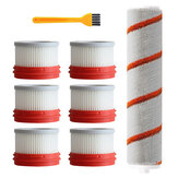 8pcs HEPA Filter For Xiaomi Dreame V9 Wireless Handheld Vacuum Cleaner Accessories Hepa Filter Roller Brush Parts Kit