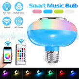 12W RGBW E27 Dimmable bluetooth LED Лампа APP Control Speaker Music Remote Control 85-265V