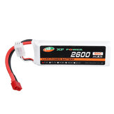 Bateria Lipo XF POWER 7.4V 2600mAh 60C 2S T Plug para Wltoys 1/14 144001 RC Car Peças de Atualização