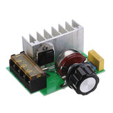 高効率AC 0V-220V SCR電圧レギュレータPWMモータースピードコントローラーデュアルキャパシター付きノブ電流保護