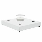 White Rotating Magnetic Levitation Floating Show Shelf Display Platform Bearing Up to 400G