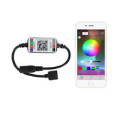 Controlador RGB LED Bluetooth para la tira de luz 5050 3528 de 5-12V DC