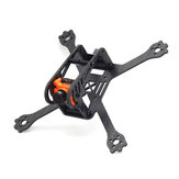 FlyFox No.4 125mm FPV Racing Frame Kit Carbon Fiber 16g Only For RC Drone