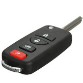 4B Uncut Folding Flip Remote Key Case do Nissana Armady 