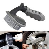 Escova de pneus de carro, escova de lavagem de carro, ferramenta de remoção, escova curva de pneus de carro