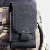 Bolsa de armazenamento de cintura tática ao ar livre para estojo de capa para smartphone com menos de 6 polegadas