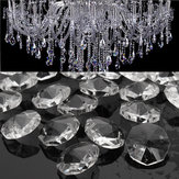50 pezzi di cristallo trasparente lampadario lampada a sospensione prismi parti appese gocce 18 mm