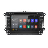 7-Zoll-2-DIN für Android-Auto-Stereo-DVD-Player Quad Core 1G+16G Touchscreen GPS Wifi Bluetooth für VW Passat Golf Jetta Seat Skoda