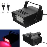 Mini lampe à effet de lumière clignotante rouge 24 LED 3W stroboscopique scène DJ Disco Club soirée