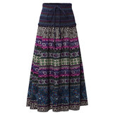Bohemian Printed High Elastic Waist Women Skirts