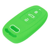 3 Buttons Silicone Remote Key Case Cover For Audi A3 A4 A5 A6 S4 S5 Q5