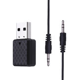 Adaptateur de dongle émetteur-récepteur USB Bluetooth 5.0 sans fil AUX 3,5 mm pour ordinateur PC, TV, musique stéréo de voiture