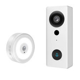 Bakeey Tuya 1080P Video Doorbell WiFi Smart Home Intercom Night Vision Anti-theft PIR Alarm Wireless Cam Outdoor Waterproof Door Bell