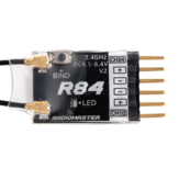 Récepteur RC PWM Radiomaster R84 V2 4CH compatible pour Frsky D8 D16 SFHSS, émetteur Radiomaster TX12 T16S