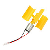 DC Micro Motor Small LED Lights Vertical Axis Wind Generator Wind Turbines Blades