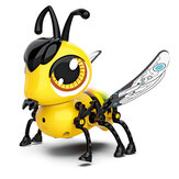 Kit di montaggio per un'ape ricaricabile USB che cammina sensibile al tatto con luci e suoni per giocattoli per bambini regalo
