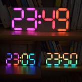Geekcreit® Tubo Digital de Color de Arcoíris de Gran Tamaño DS3231 DIY Kit de Reloj