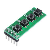 3db TB371 4 kulcsos MCU billentyűzetgomb kompatibilis UNO MEGA2560 Pro Mini Nano miatt Raspberry Pi Teensy    Geekcreit for Arduino - termékek, amelyek hivatalosak az Arduino táblákhoz