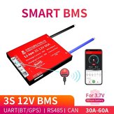 DALY BMS 3S 12V 30A 40A 60A Bluetooth 485 в USB Устройство NTC UART програмное обеспечение вместе с Lion LiFepo4 плата защиты аккумулятора