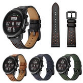 22mm vervangende echt lederen horlogeband voor Xiaomi AMAZFIT Huami Strato Sports Smart Watch 2