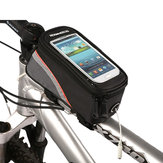 ROSWHEEL 4.8'' 5.5'' Bolsa de Telefone com Tela Sensível ao Toque para Bicicleta - Bolsa de Tubo de Quadro