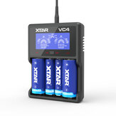 XTAR VC4 LCD képernyős USB töltő 18650 26650 14500 akkumulátorokhoz