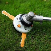 Dual Use Grass Trimmer Head Plastic Chain Saw with Nylon Line Cutter for Lawnmower Brush Cutter