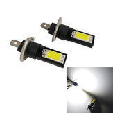 2PCS 20W 1800LM 6000K Car Fog Light H1 LED Lamps Waterproof Aviation Aluminium Heat Dissipation Replace Bulb