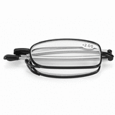 Leitura de quadro portátil dobrável Óculos Óculos de giro para óculos de rotação com Caso
