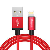 ba<x>seus Câble de chargement de données USB vers Lightning 2.1A 1M avec MFI certifié pour iPhone X 8 7 Plus iPad