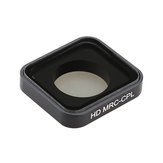 Caixa de Habitação de Lente à Prova D'água com Filtro HD MRC CPL para Câmera de Ação GoPro HERO 5/ HERO 6