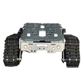 Metall-Aluminium-Legierung Smart Robot Tank Chassis Kits RC verfolgt Auto 