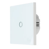 Coolcam Z-Wave 1 Gang Smart EU Wall Light Switch Touch Panel 868.4MHz 300 & 500 Series